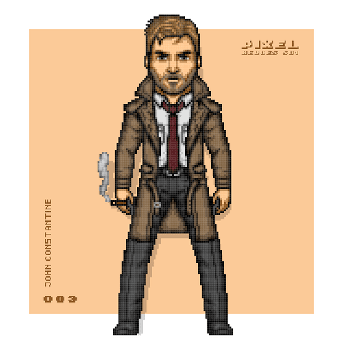 Pixel:Heroes S01 #003 / Edition 5 of 5 / John Constantine