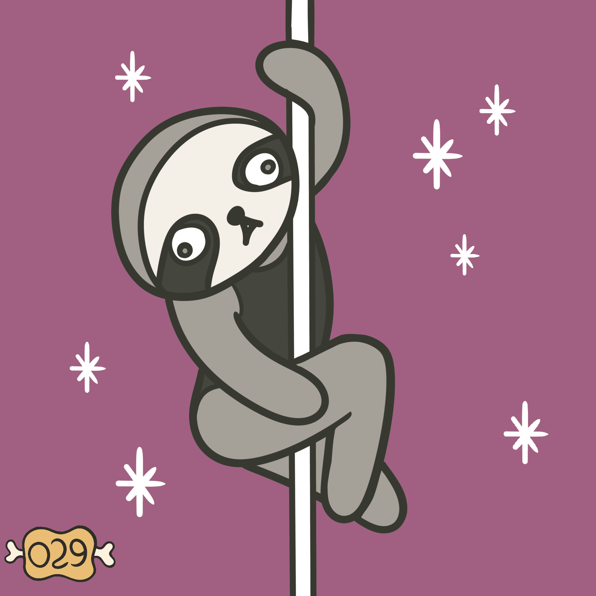Sloth of a pole dancer（ポールダンサーのナマケモノ）