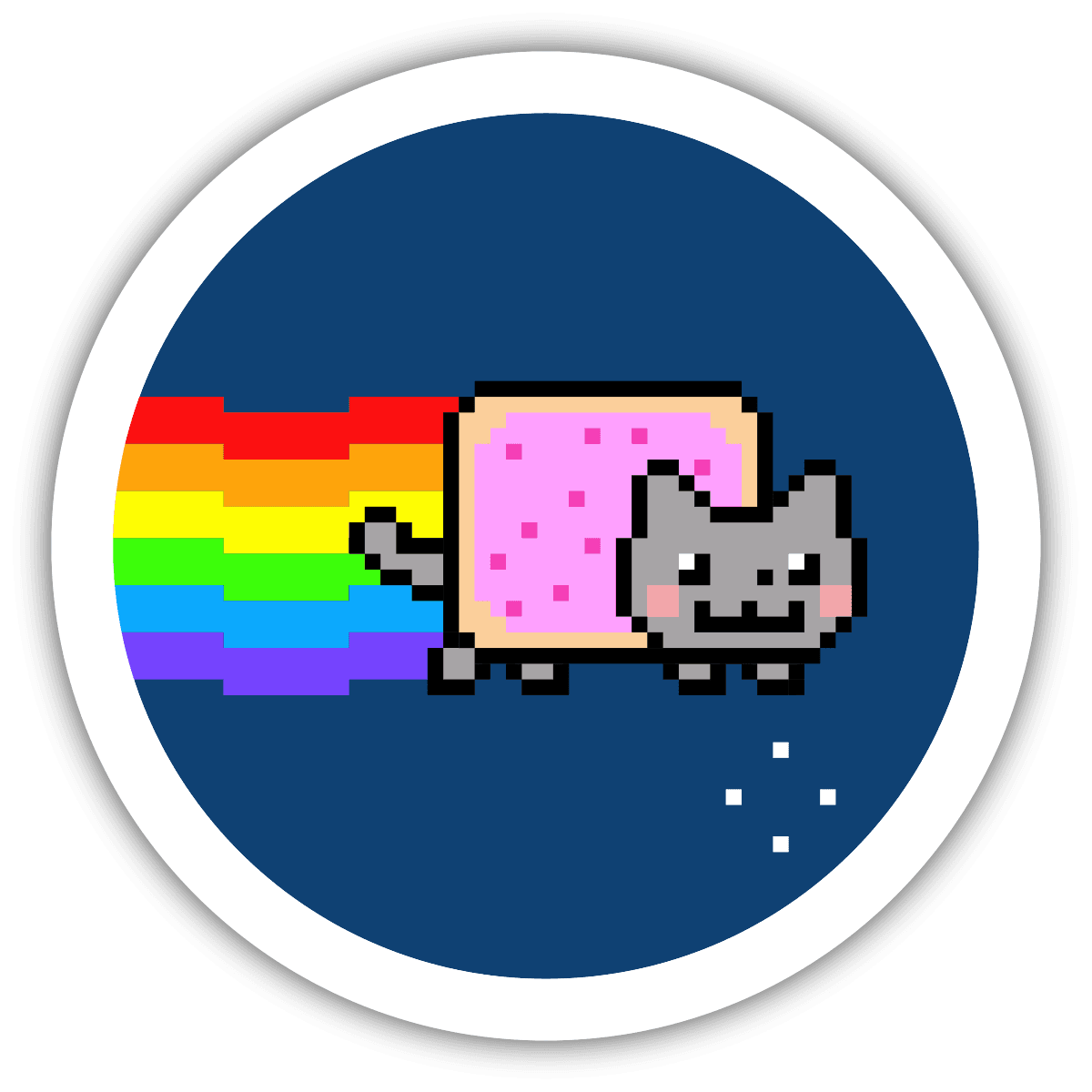 I 💙 Nyan Cat Frame #2 of 12