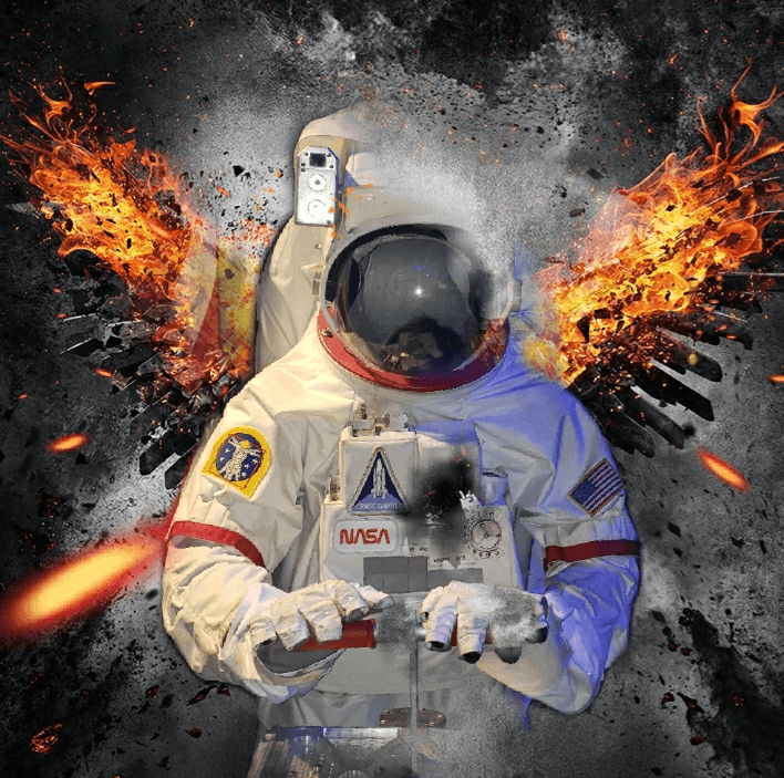 Fire Angel Astronaut - DCTPHOTOGRAPHYNFT | OpenSea