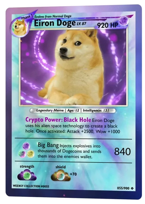 Eiron Doge | #0055 Weensy Card Collection