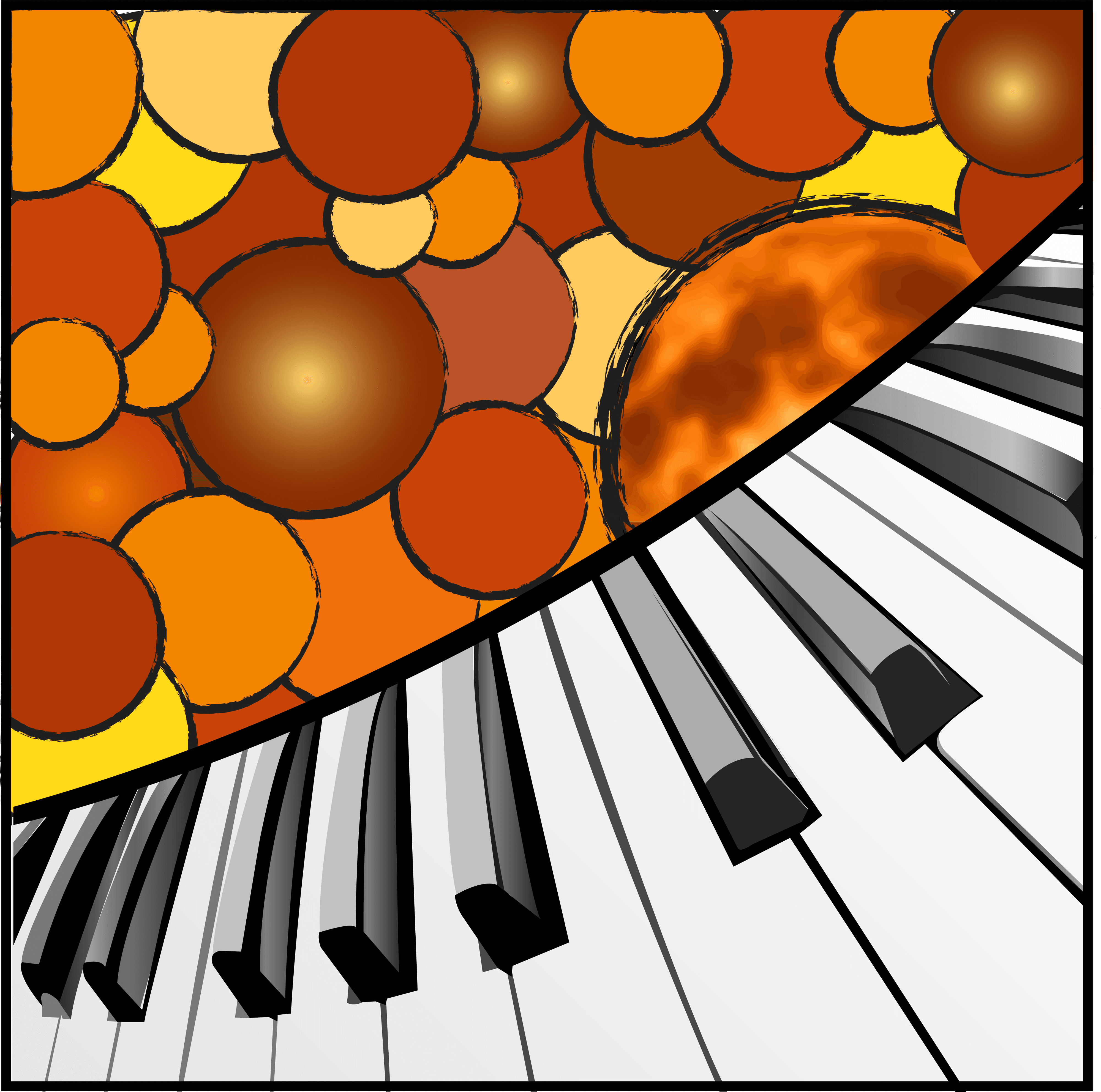 Orbs and Piano Keys