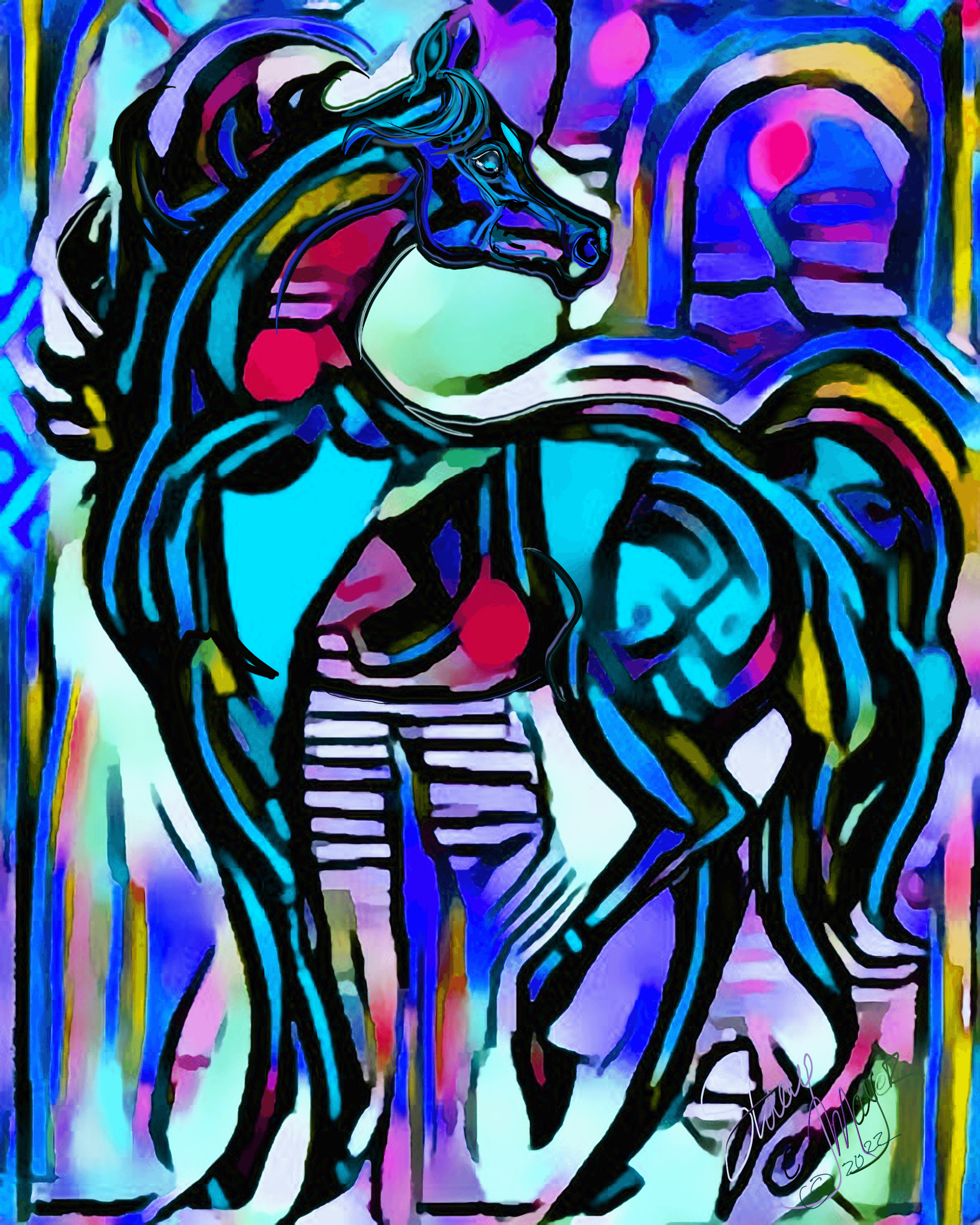 Albuquerque Abstract Horse 04