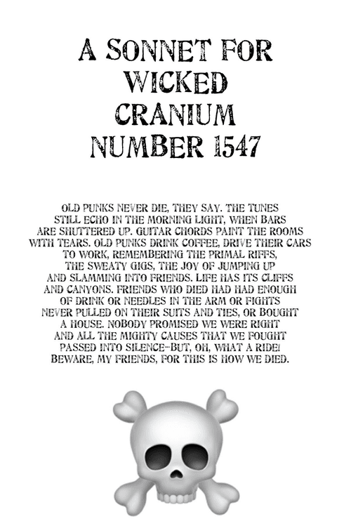 A Sonnet For Wicked Cranium #1547