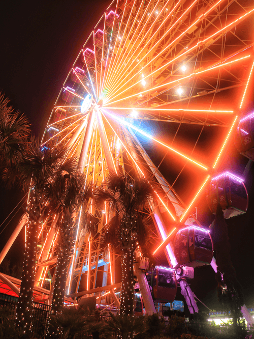 Ferris Wheel #1 - Orange Halo