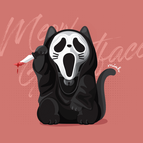 Manekineko x Horror Story : Meow Ghostface