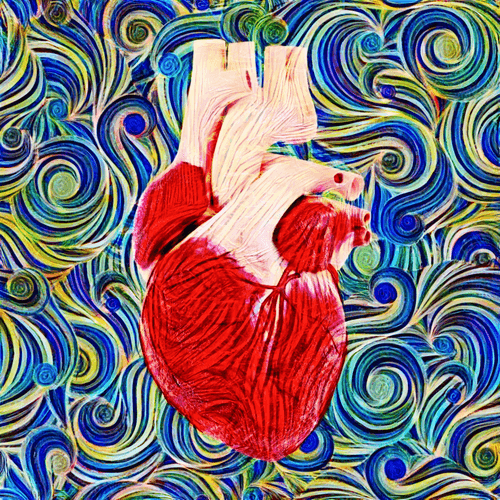 Abstract heart - variation #9