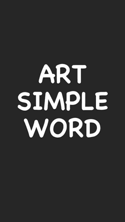 Art Simple Word Official collection image