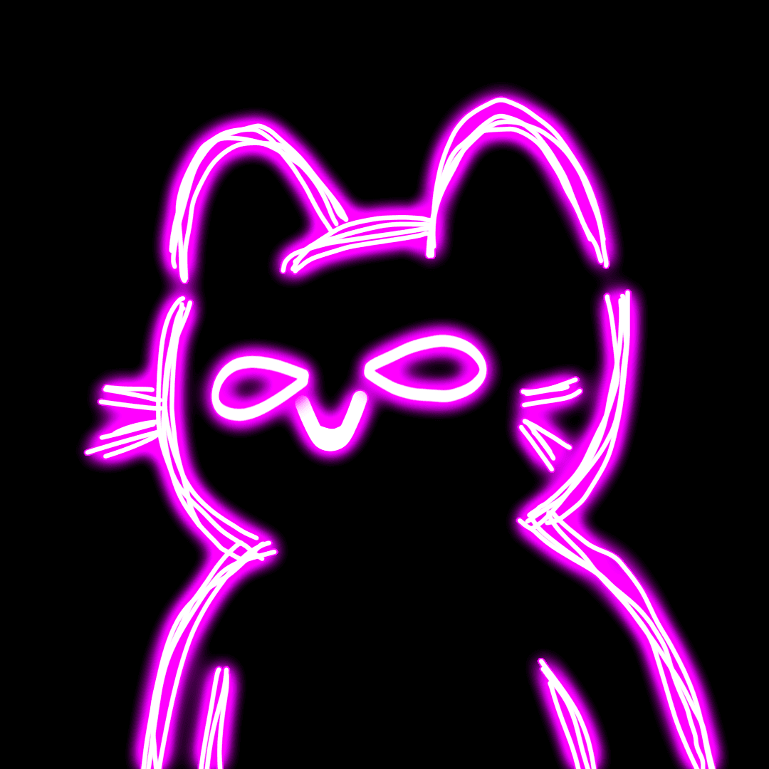 Neon Cat #60
