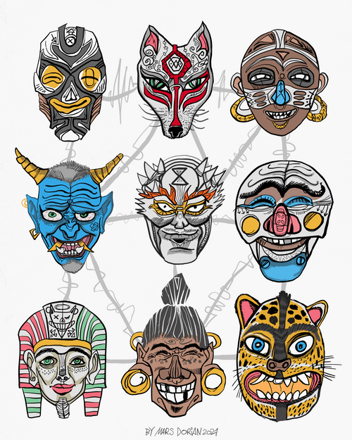 "The Masks You Wear" - edition of 3