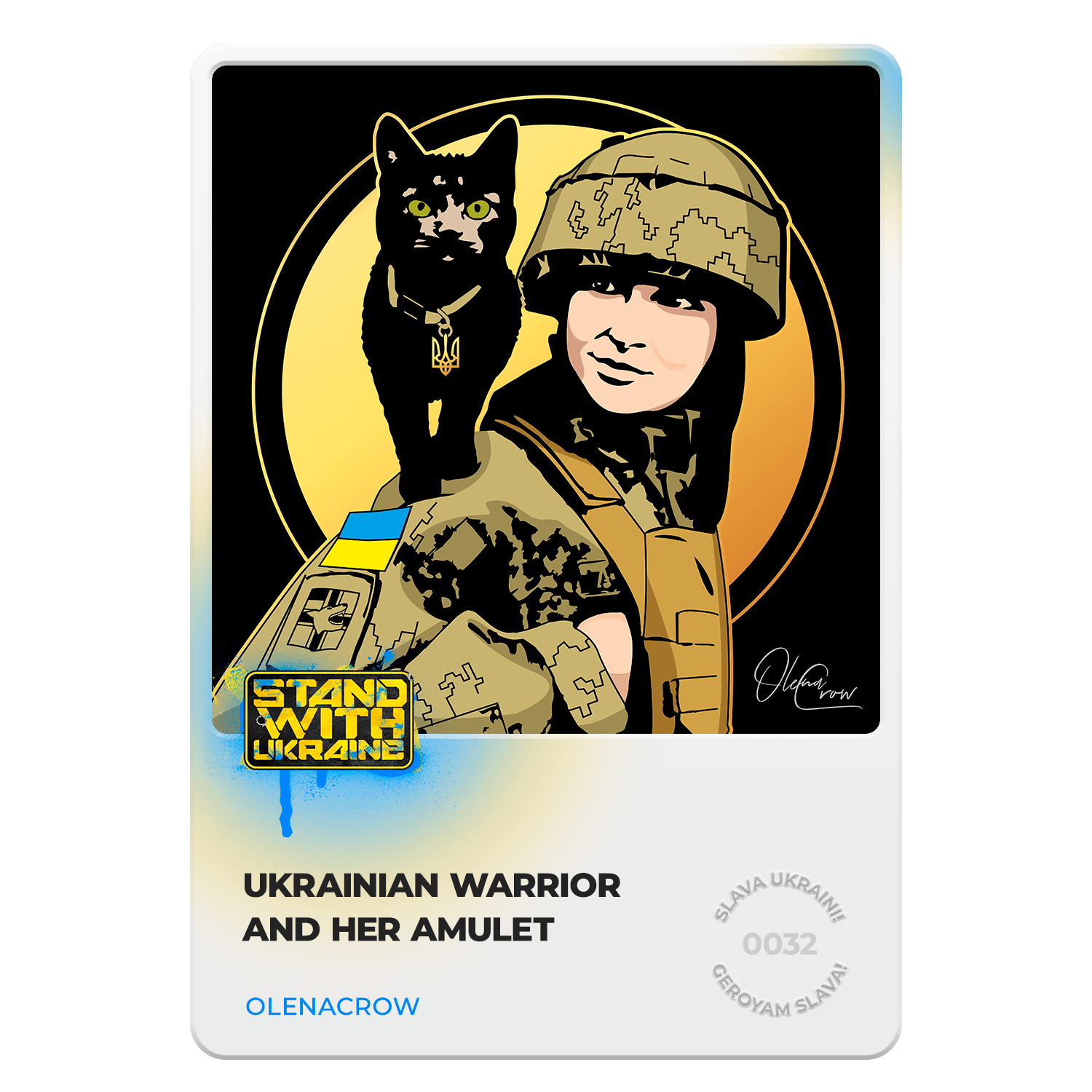 #0032 Ukrainian Warrior and Her Amulet