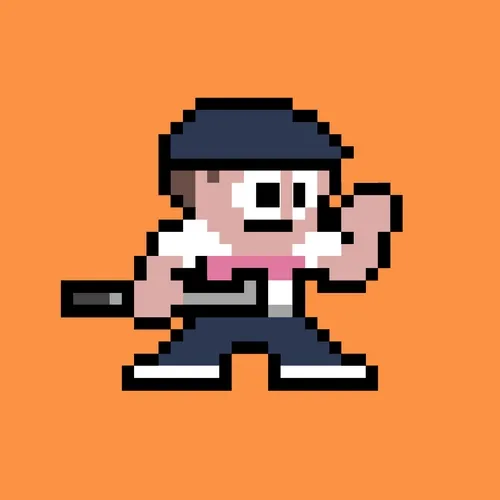 8bit Tee Time Golfer 017