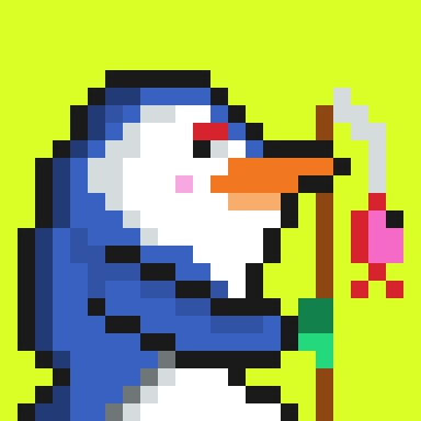 Pixel Angler #15(penguin boy)