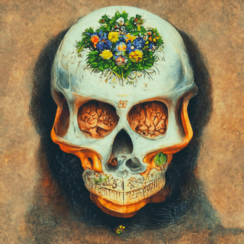 FLOWER SKULLS by LASSINGER
