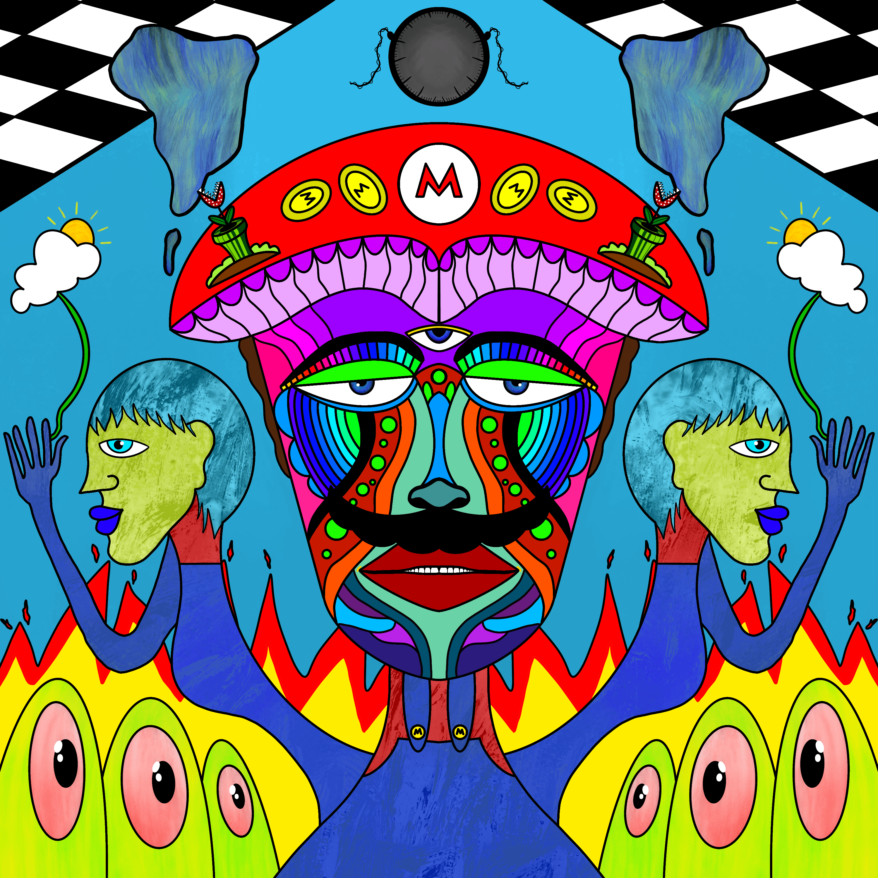 Cubist Mario