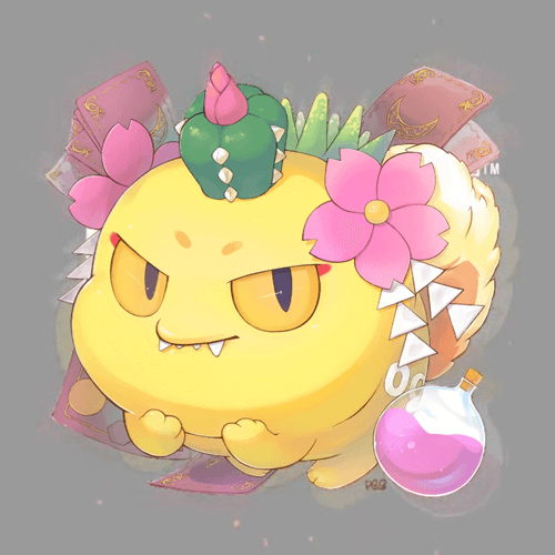 Axie #31510 Fan Art by PistachioBlueBear