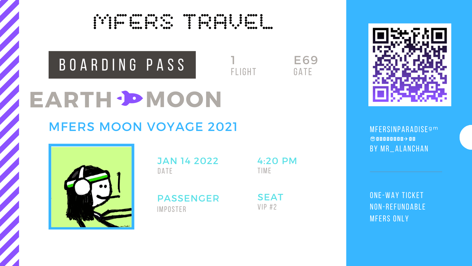 Space Voyage to the moon 2022 - Flight 1 - Vip #2