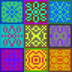 Pixel-Art Floral collection image