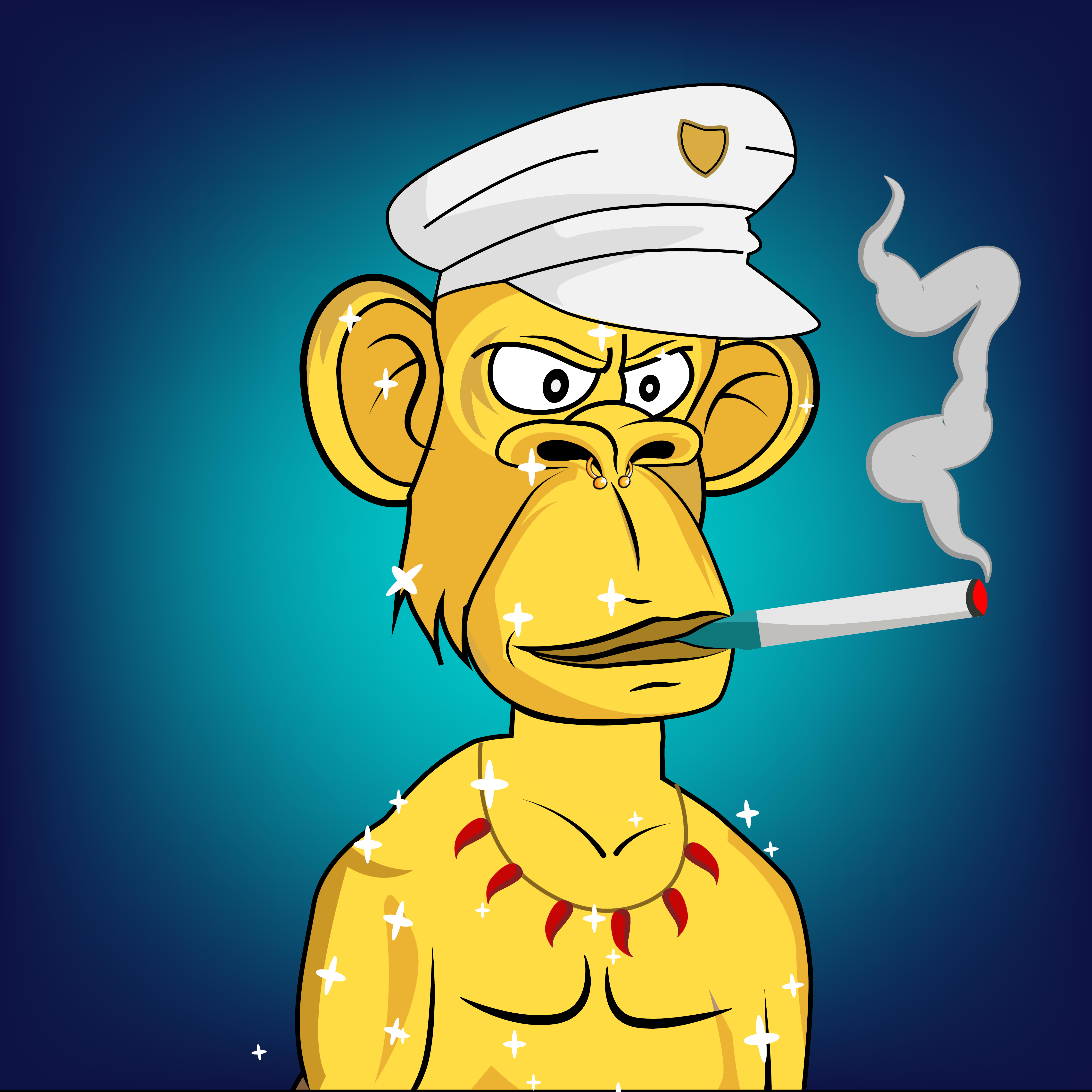 Angry Ape Smoking #500