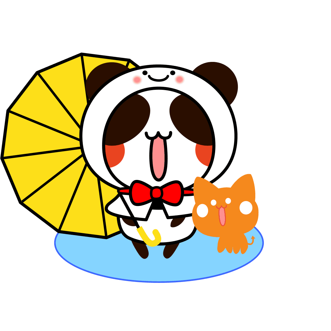 AoPanda Party fan art rainy Panda