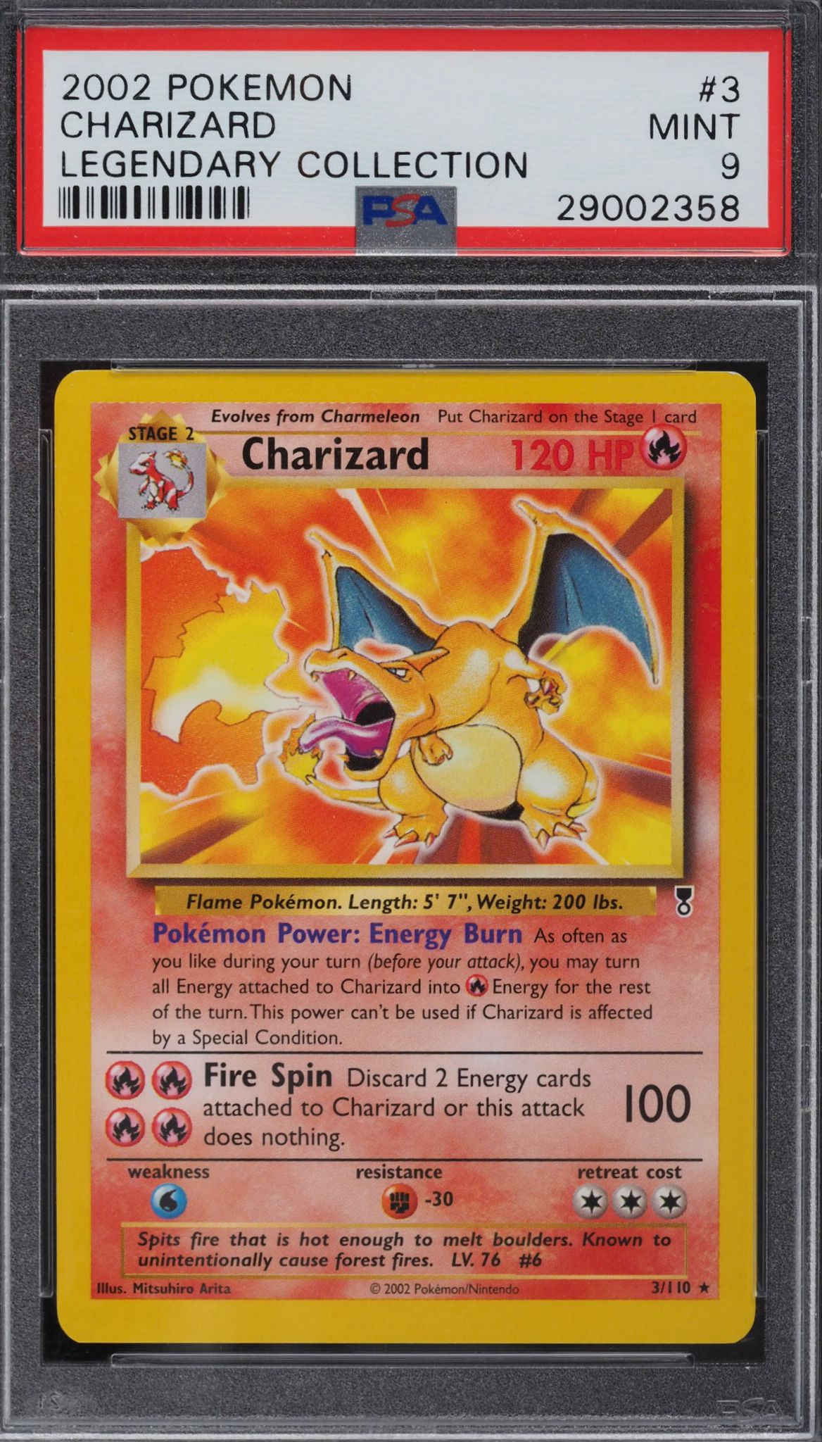 Charizard (3/110), Busca de Cards