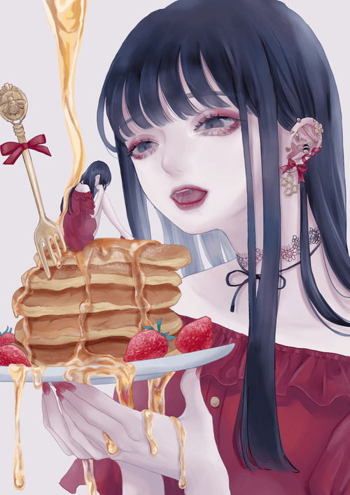 Maple syrup girl