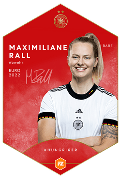Rare - Maximiliane Rall - Womens Euro 2022 - 2022 Squad - Womens National Team - 2022 collection image