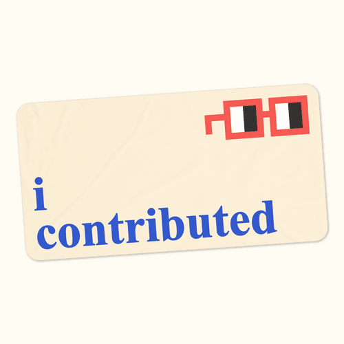 i contributed