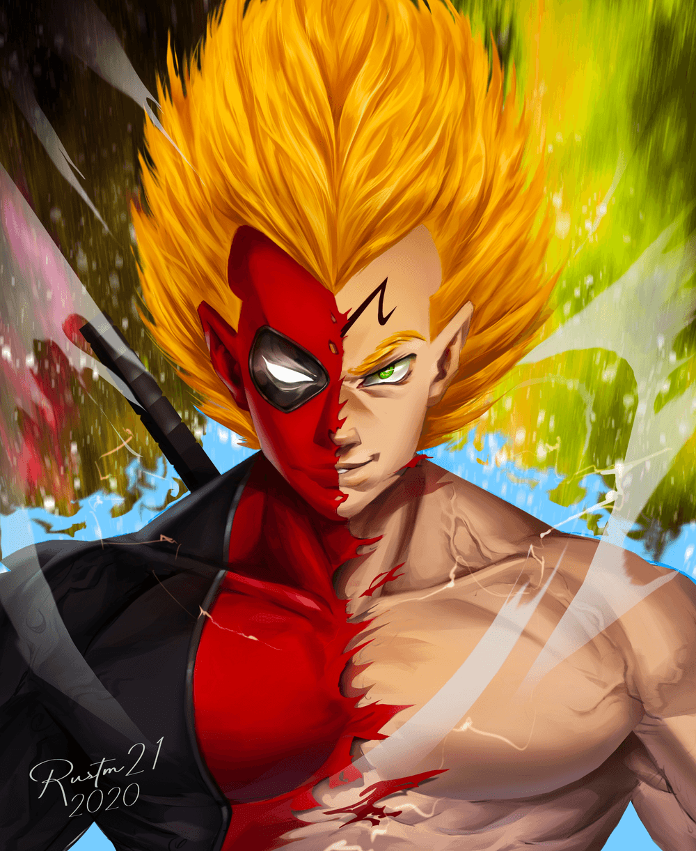 Majin Vegeta X Deadpool - Untitled Collection #62007086 | OpenSea