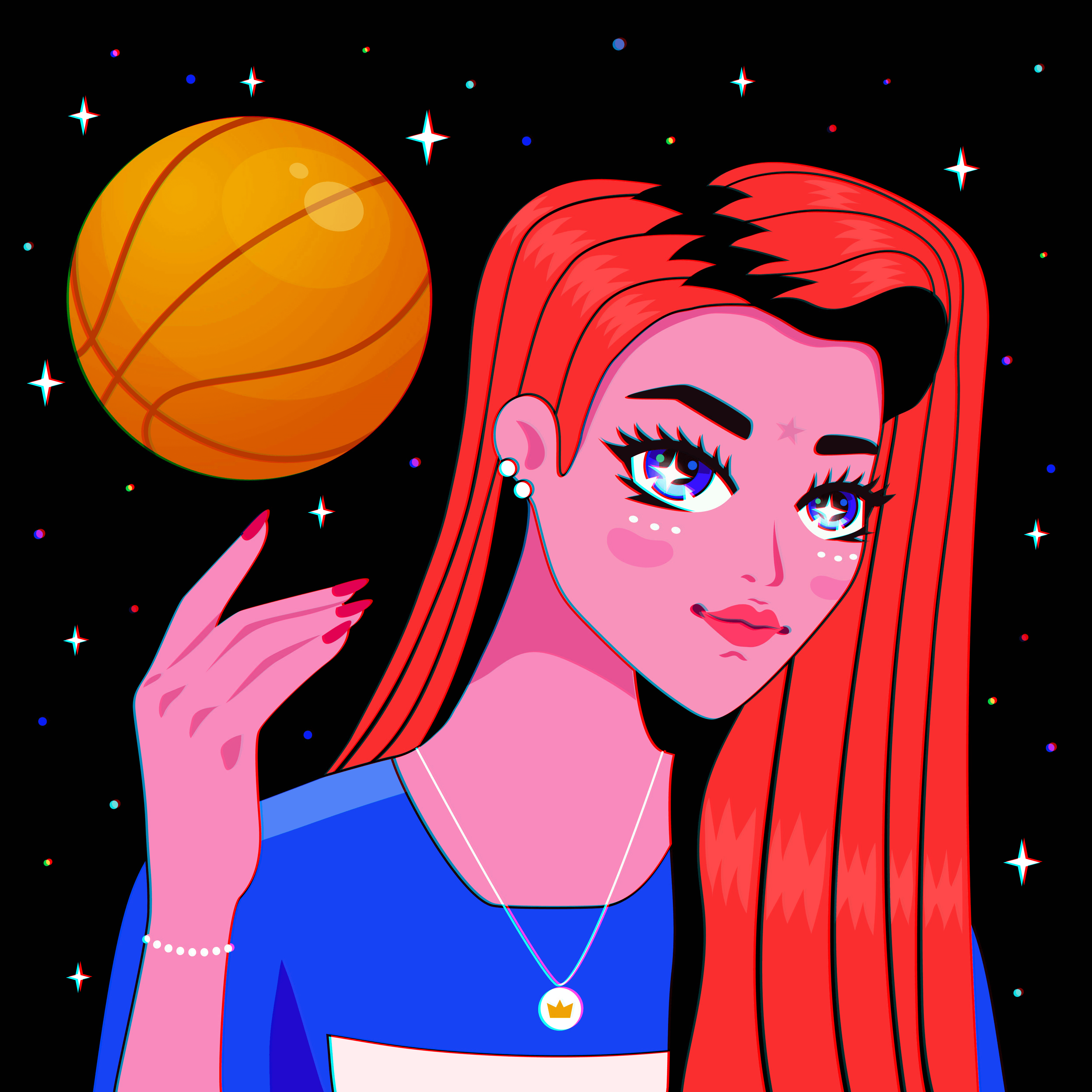 #4 Girl with a Basketball