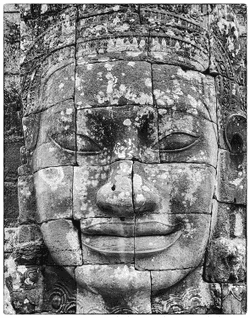 Ancient Art of Angkor in Black and White collection image