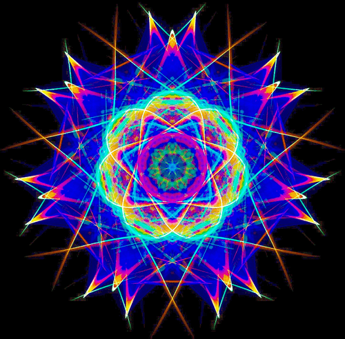 Mandala Light Paintings