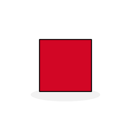 Red CryptoBauhaus Square (8x8 print with purchase)