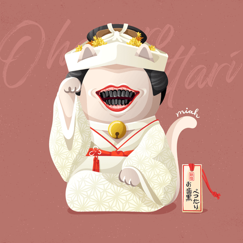 Manekineko x Yokai : Meow Ohaguro-bettari