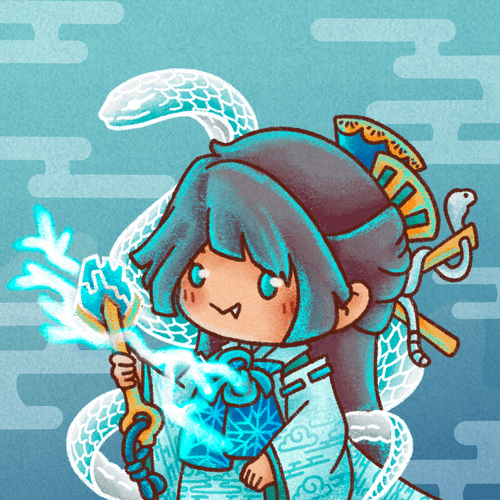 White snake yokai