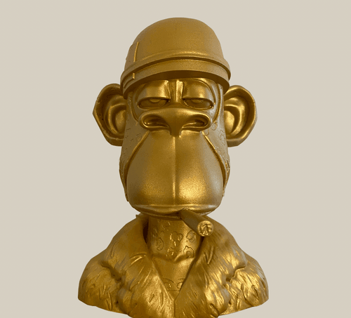 Gold Snoop Ape - By IsmToys