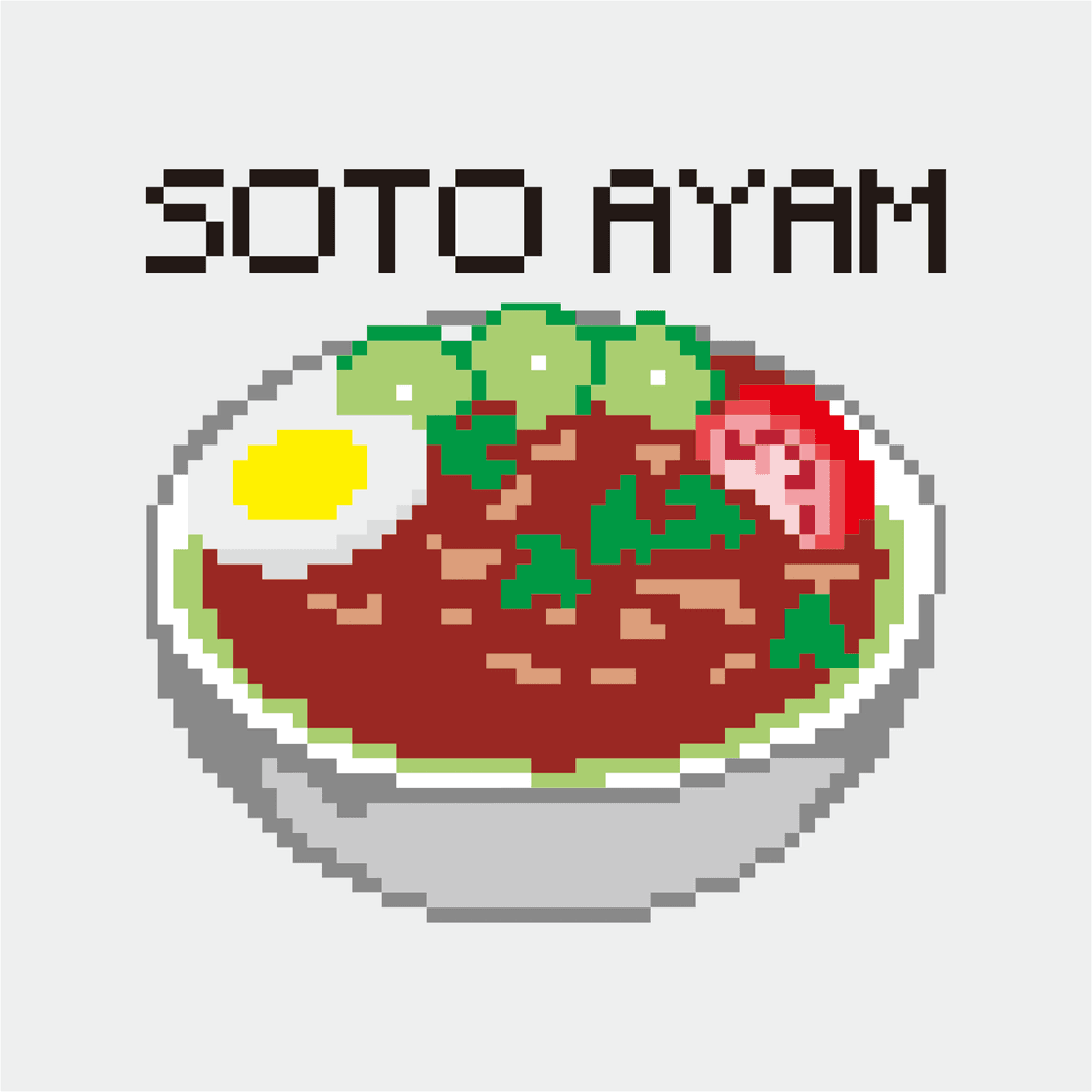 Pixel Art Soto Ayam - Jojo PixelArt | OpenSea