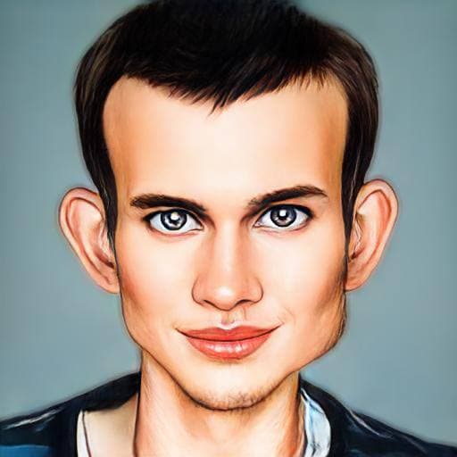 Сaricature Vitalik Buterin