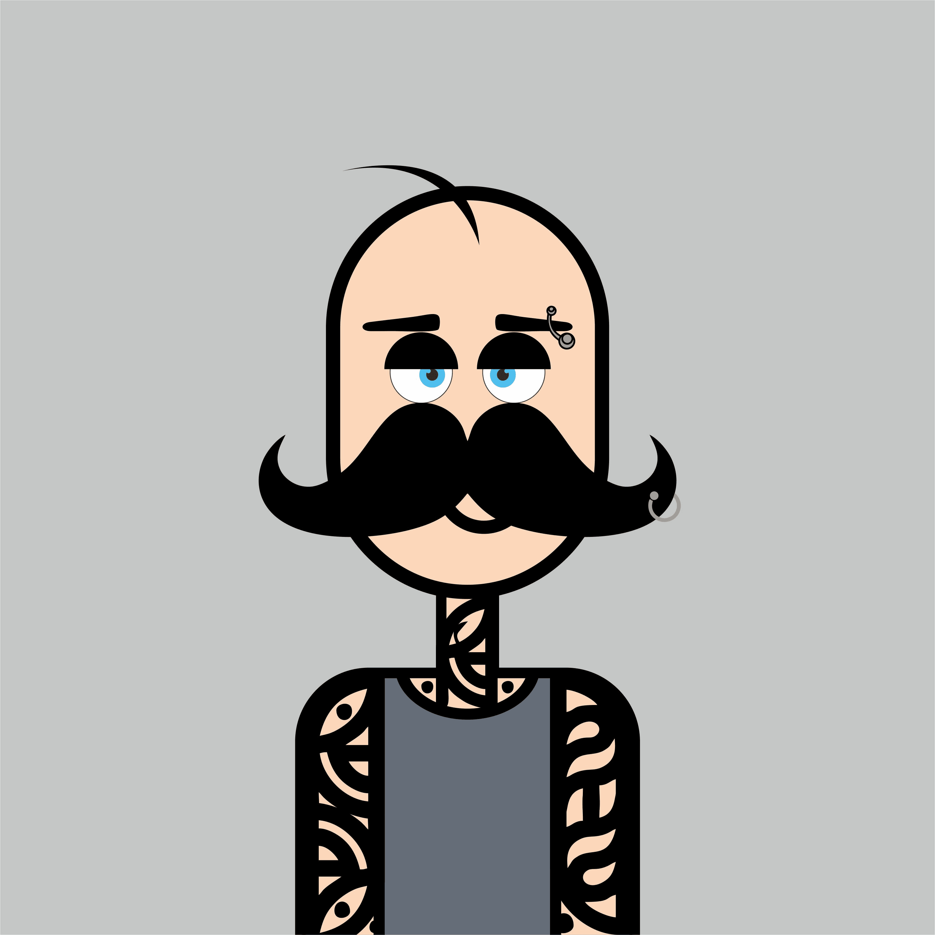 Moustache Human #73