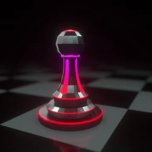 Genesis pawn_black_red