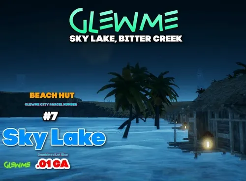 BEACH HUT #7, SKY LAKE, Glewme City