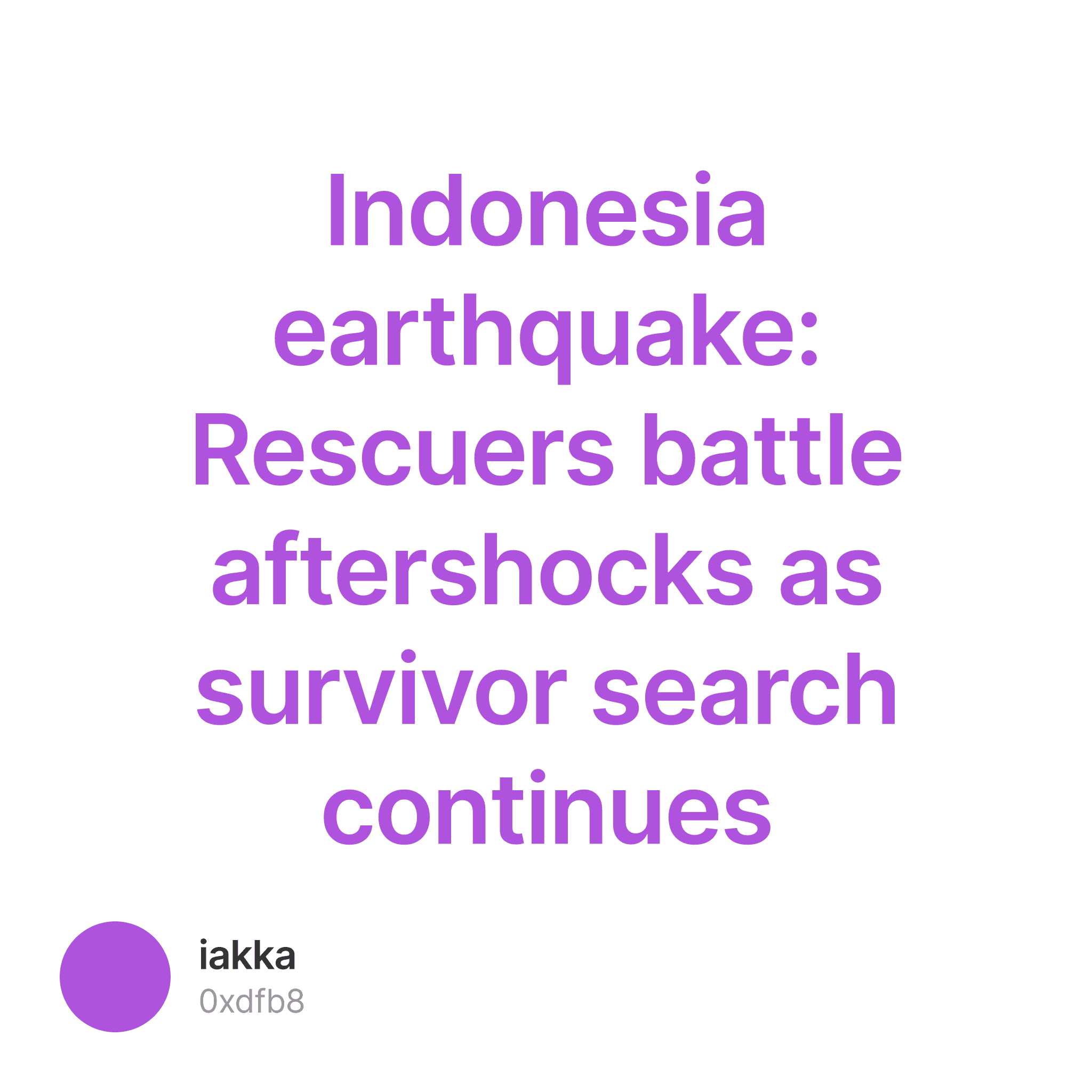 Indonesia Earthquake Rescuers Battle Aftershocks As Survivor Search Continues Collection