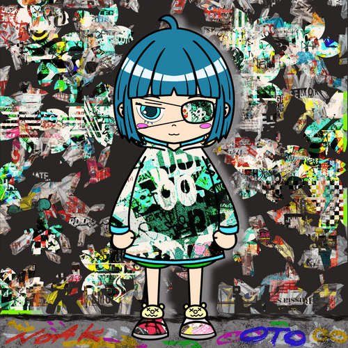NOAK×OTO柄　眼帯ガール