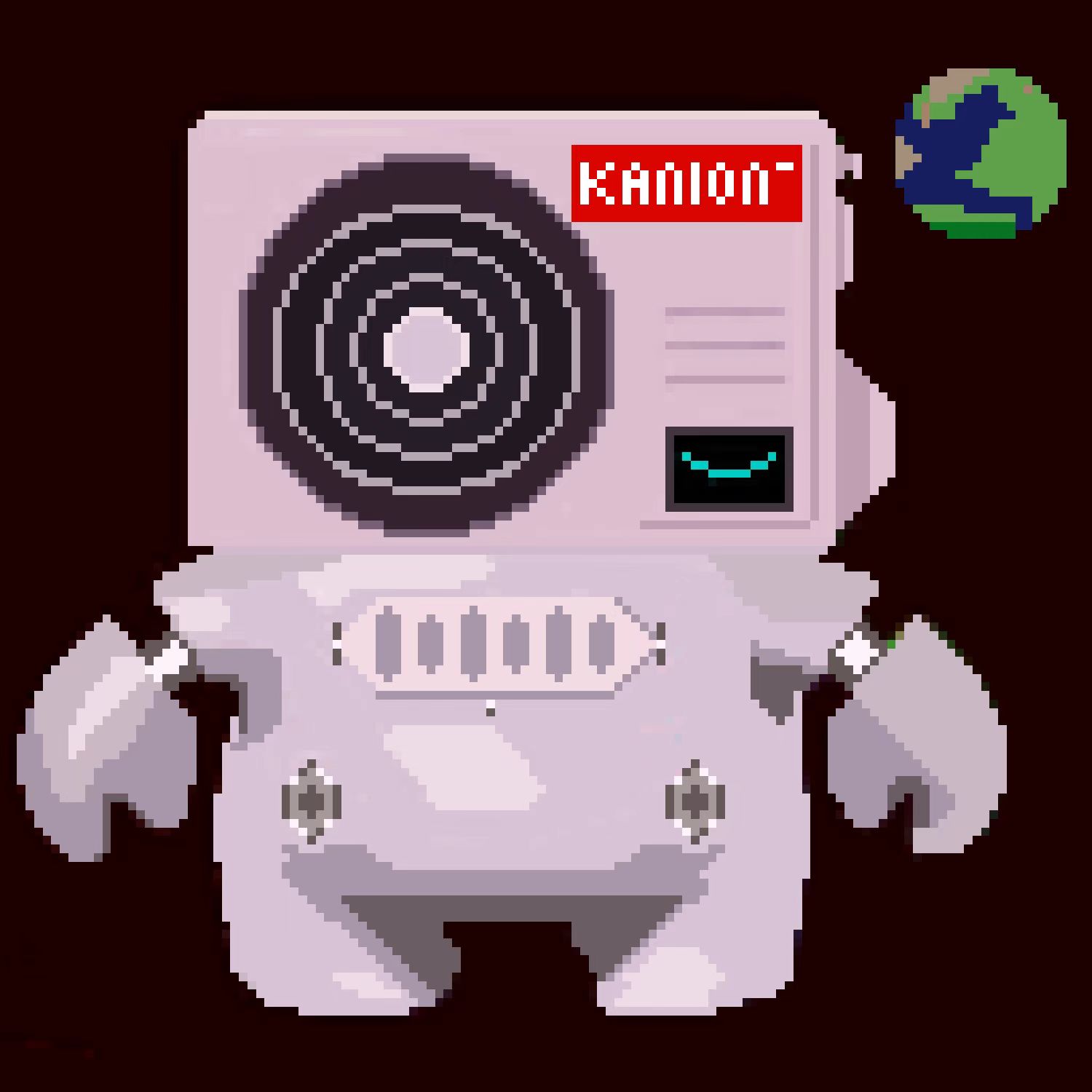 Pixelised Kanioner - The Kanion Robot