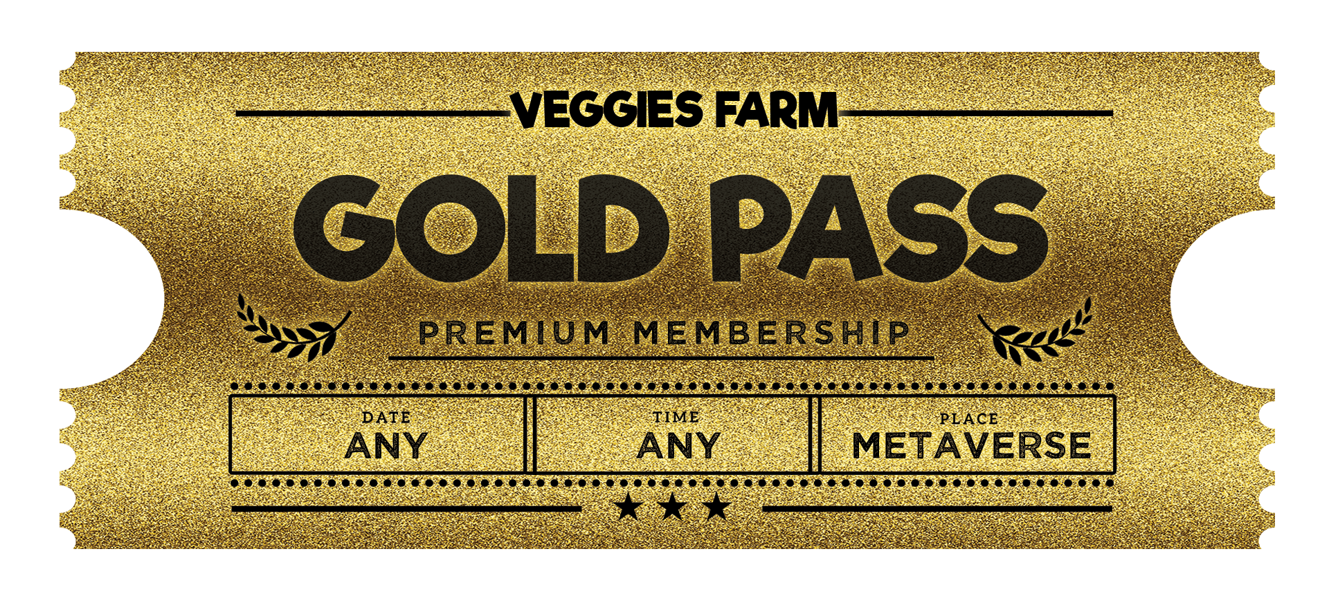 Gold Pass VeggiesFarm OpenSea