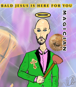 The Vagobond Bald Jesus Tarot collection image