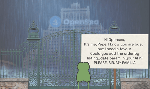 Hi Opensea, it's me, Pepe.