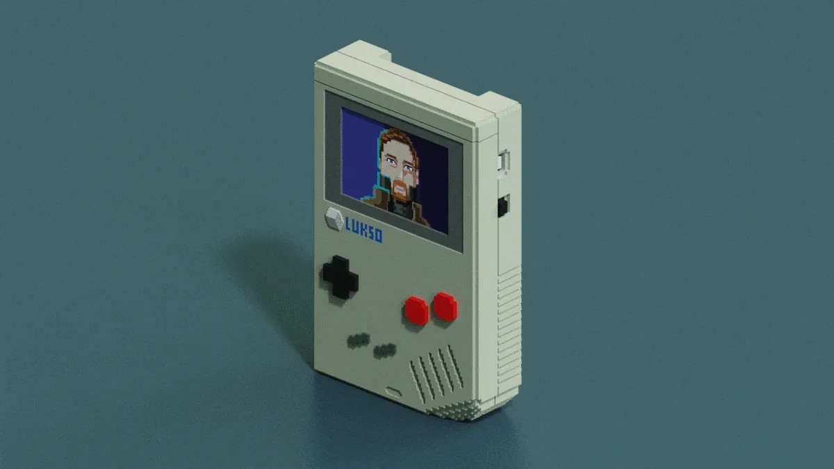Retro LUKSO gaming miniature