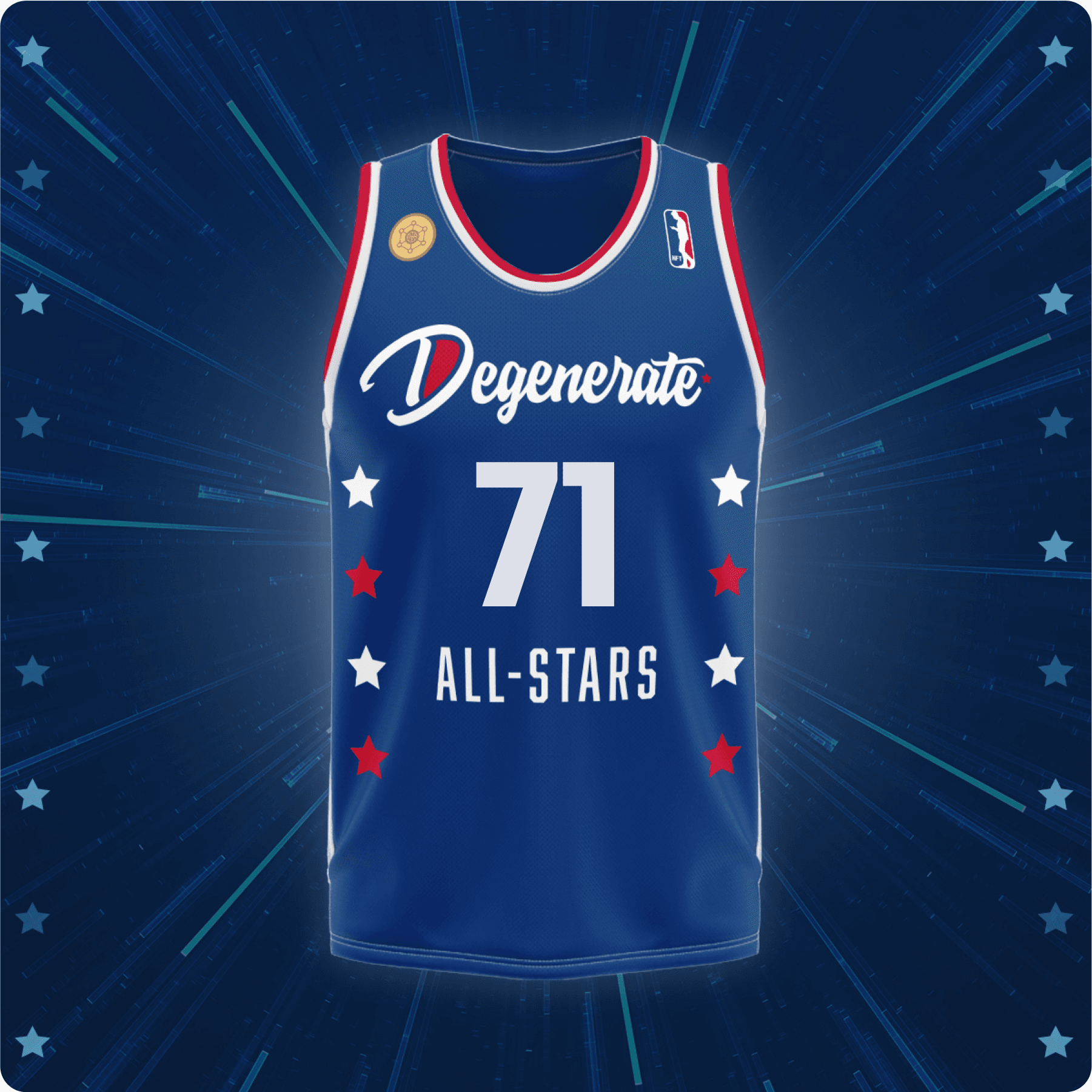 Degenerate All-Stars Jersey Blue #71