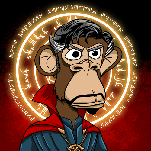 Animated Bored Ape [ Doctor Strange ]